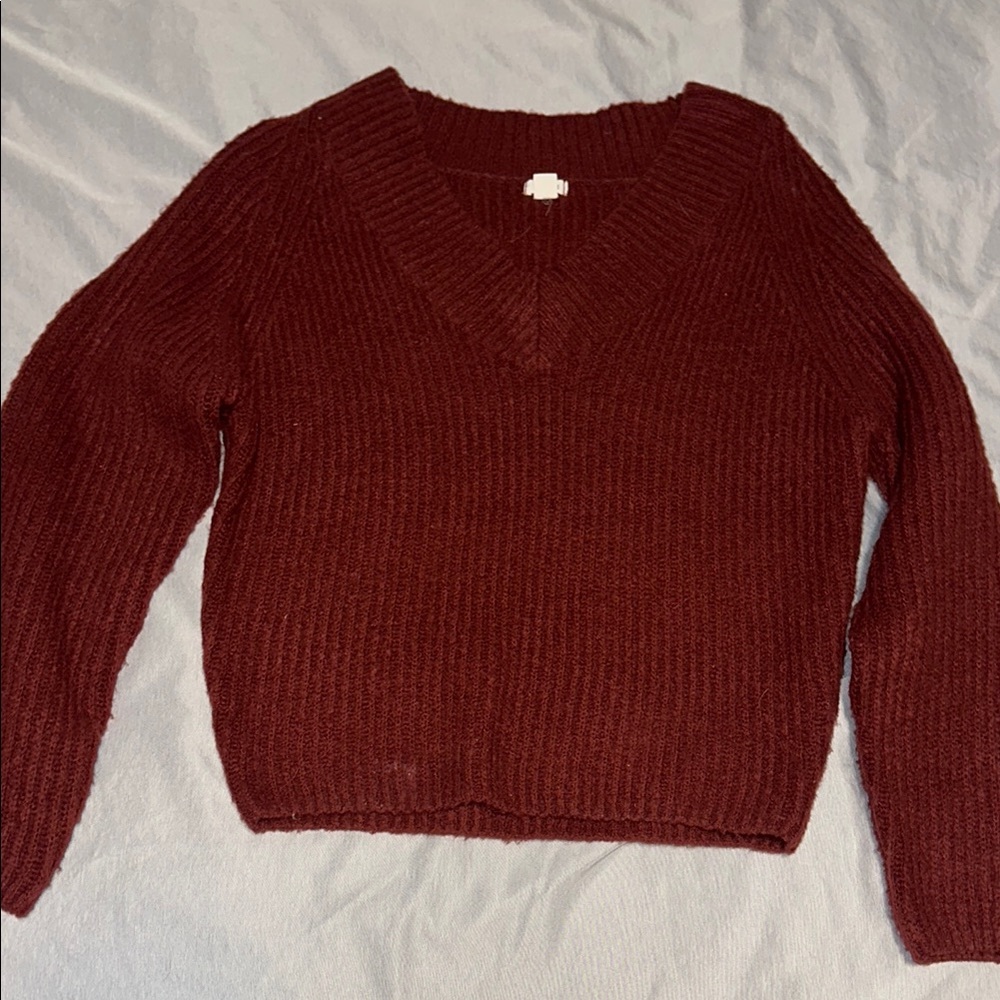 Garage Burgundy Sweater